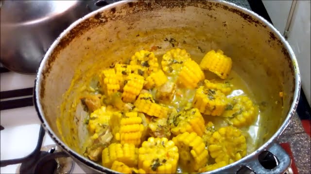 Recipe For Delightful Trinidad Curry Corn With Pigtails